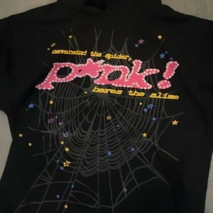 *BEST OFFER* Sp5der P*UNK Hoodie Black New